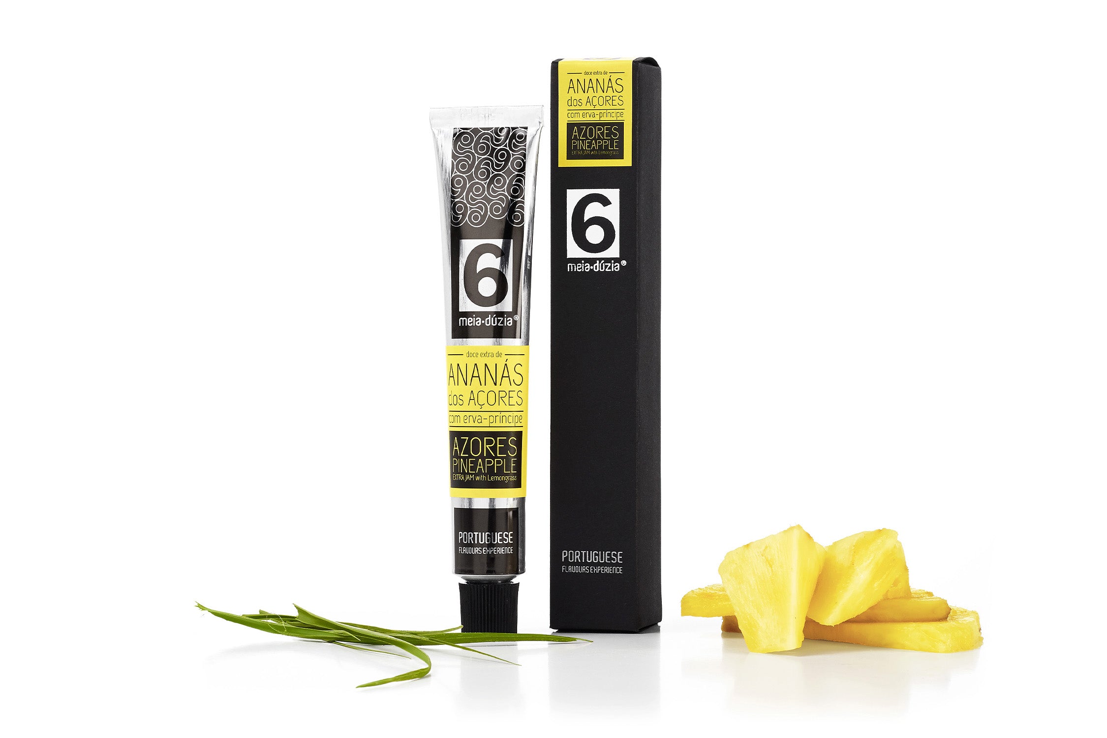 Compota de ananás dos Açores com erva-princípe meia.dúzia