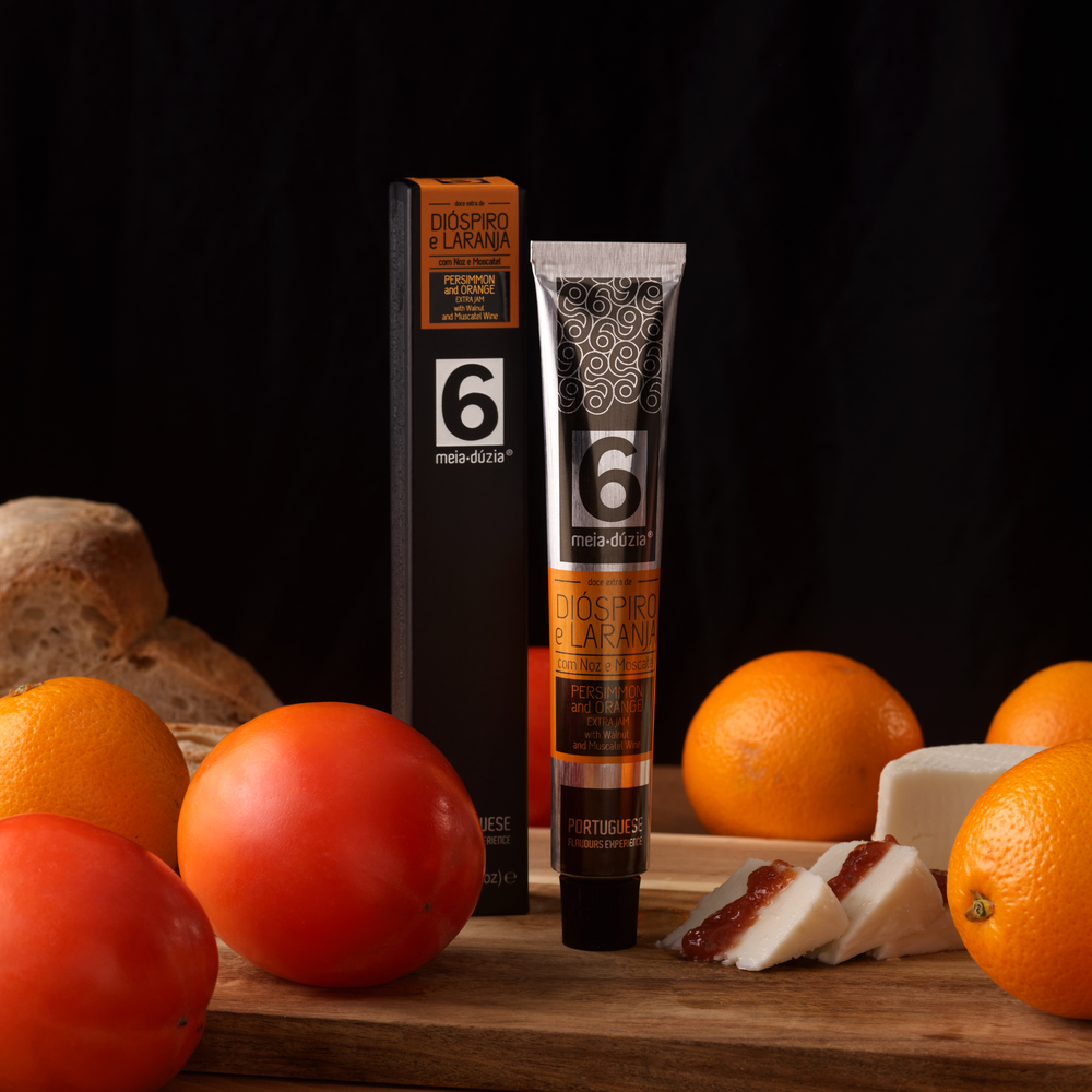 
                  
                    Persimmon and Orange Extra Jam with Walnuts and Muscatel
                  
                