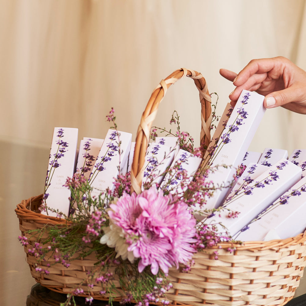
                  
                    Fruit Jam in Lavender Box – Personalized Wedding Favor
                  
                