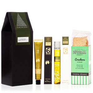 
                  
                    Experience Box no.2 - Olive Oil from Portugal + Olive Paste + Crackers
                  
                