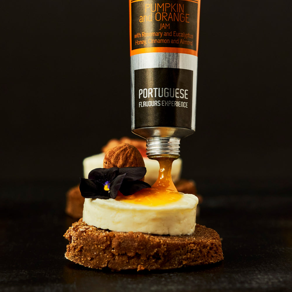 
                  
                    Pumpkin and Orange Jam with Rosemary and Eucalyptus Honey, Cinnamon and Almond
                  
                