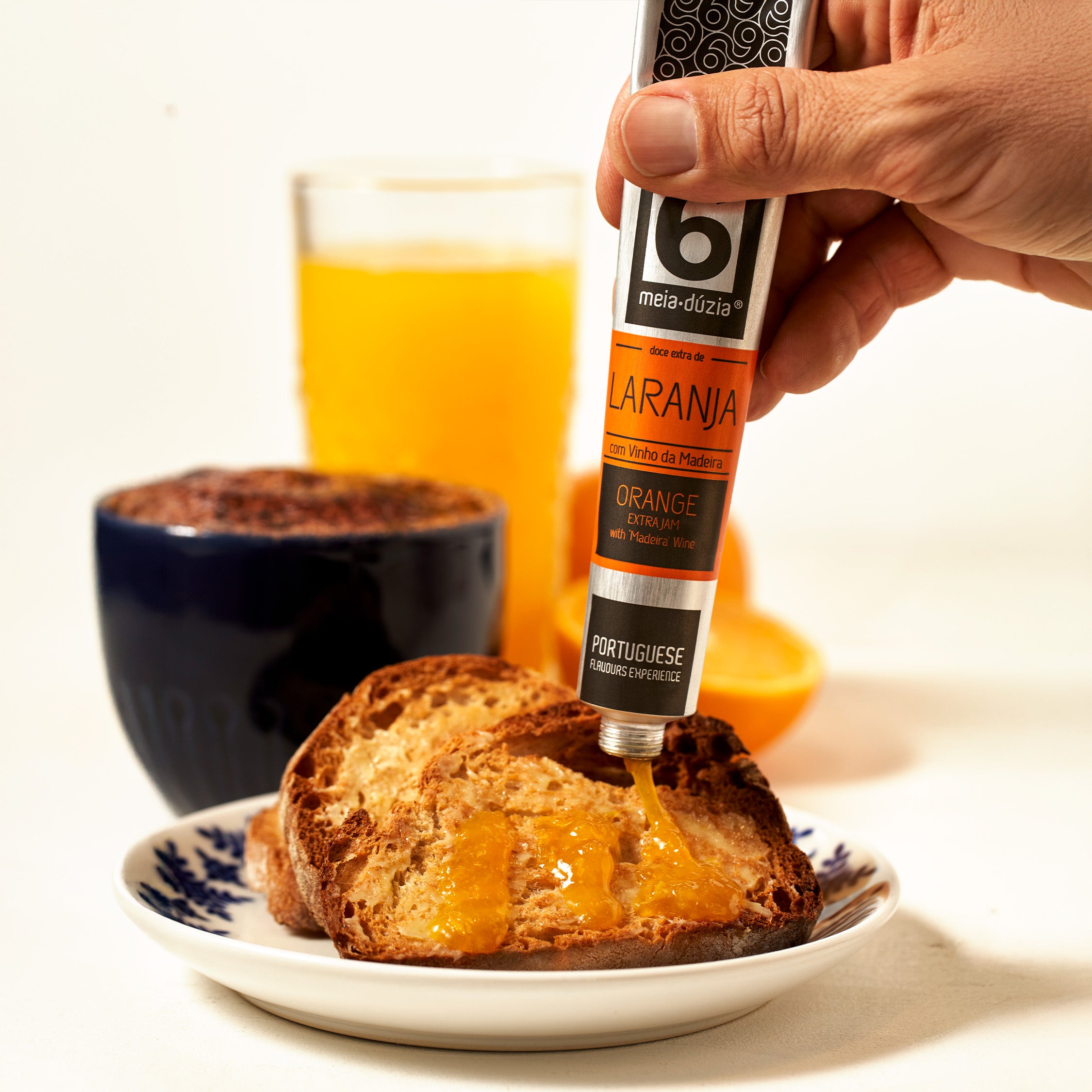 Algarve Orange and Madeira Wine Jam in a Tube | meia.dúzia®