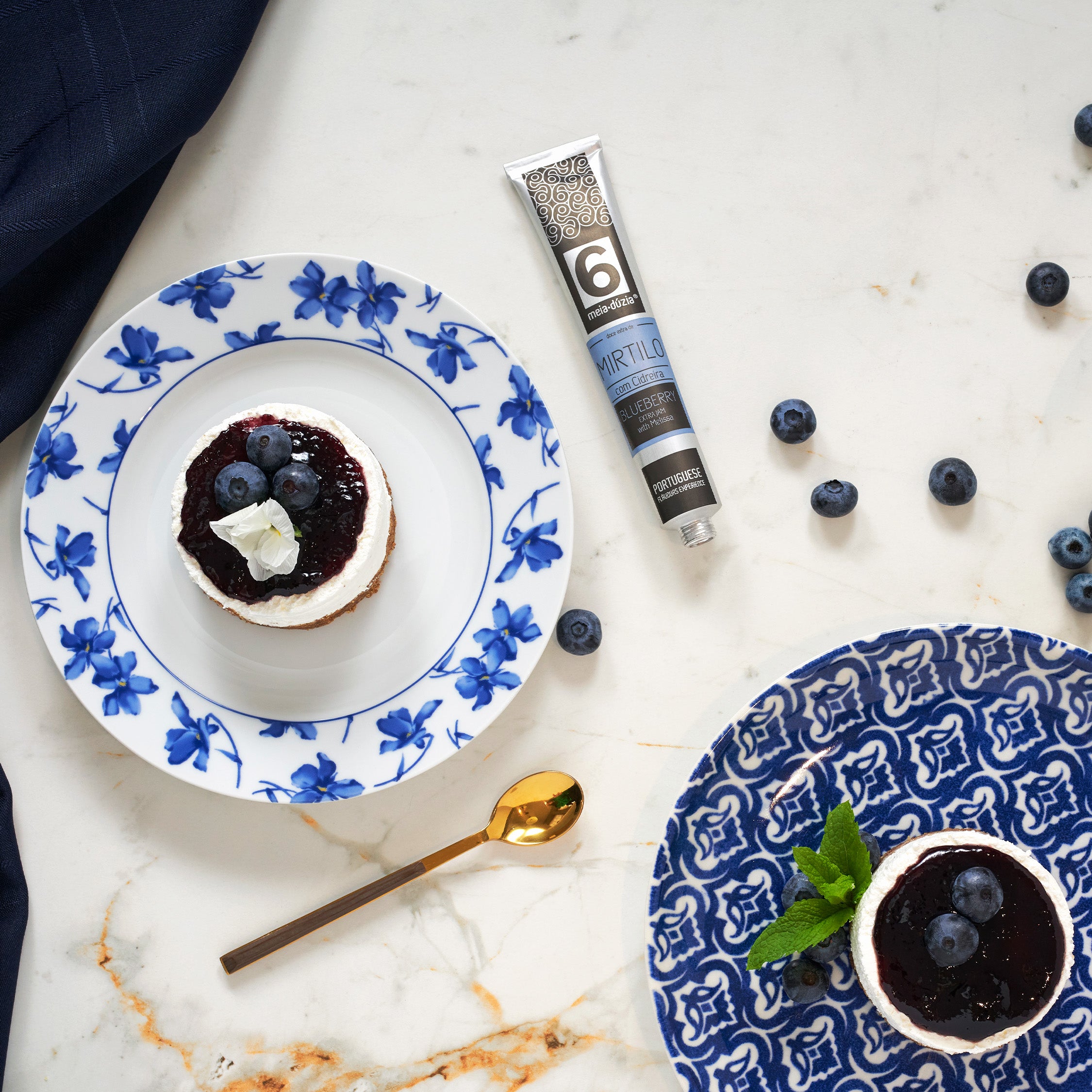 Blueberry and Melissa Jam in a Tube | meia.dúzia®