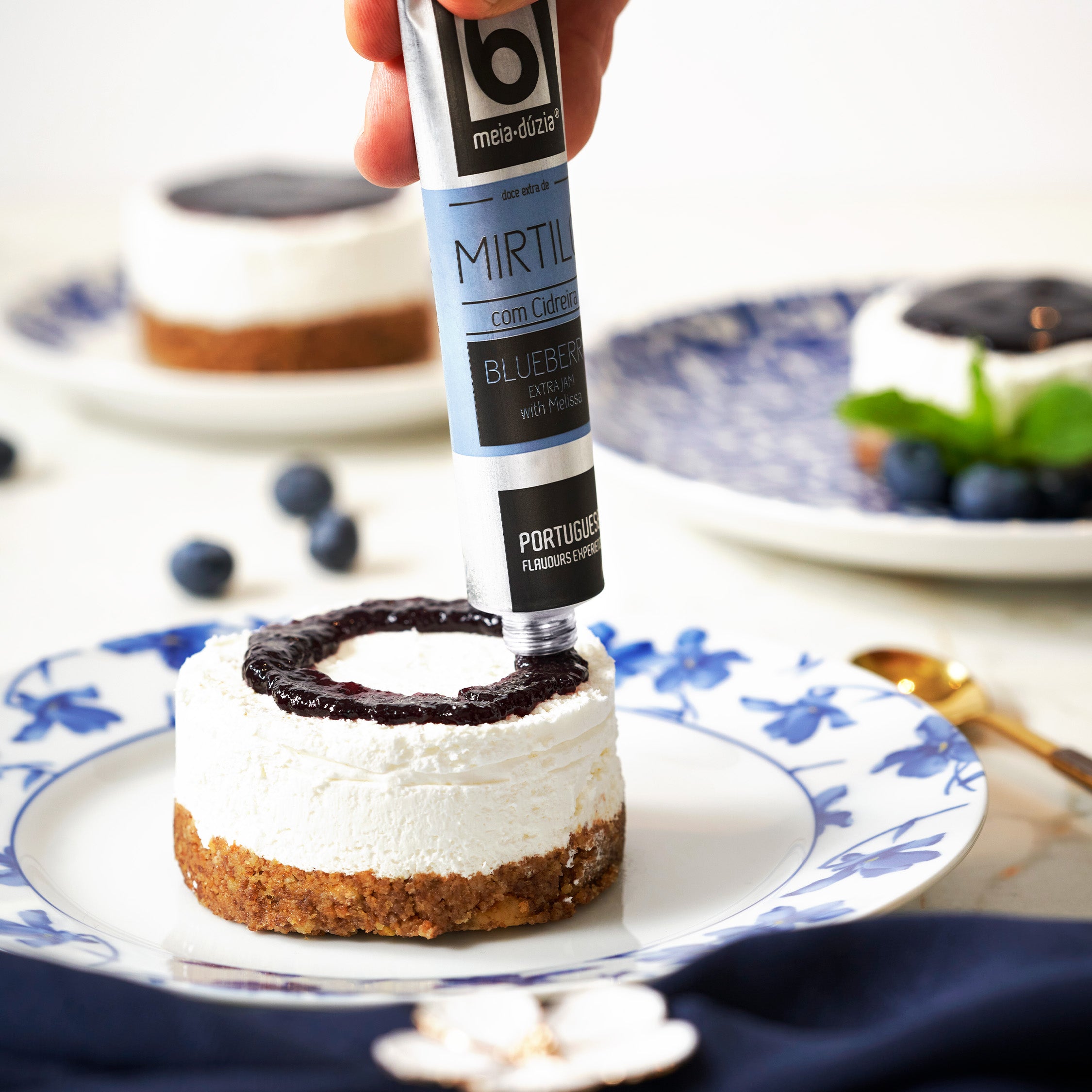 Blueberry and Melissa Jam in a Tube | meia.dúzia®