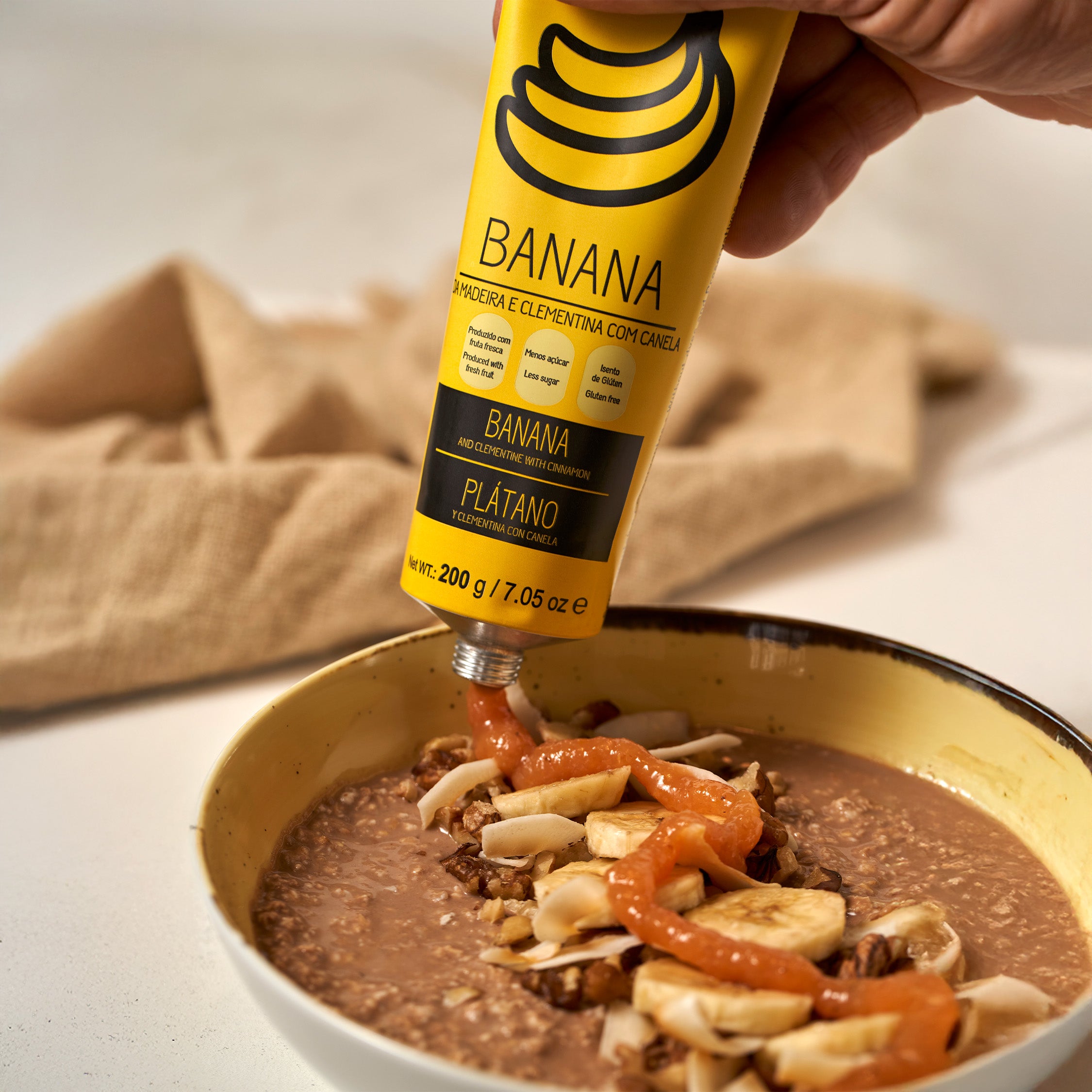banana Banana from “Madeira” and Clementine Extra Jam with Cinnamon in
