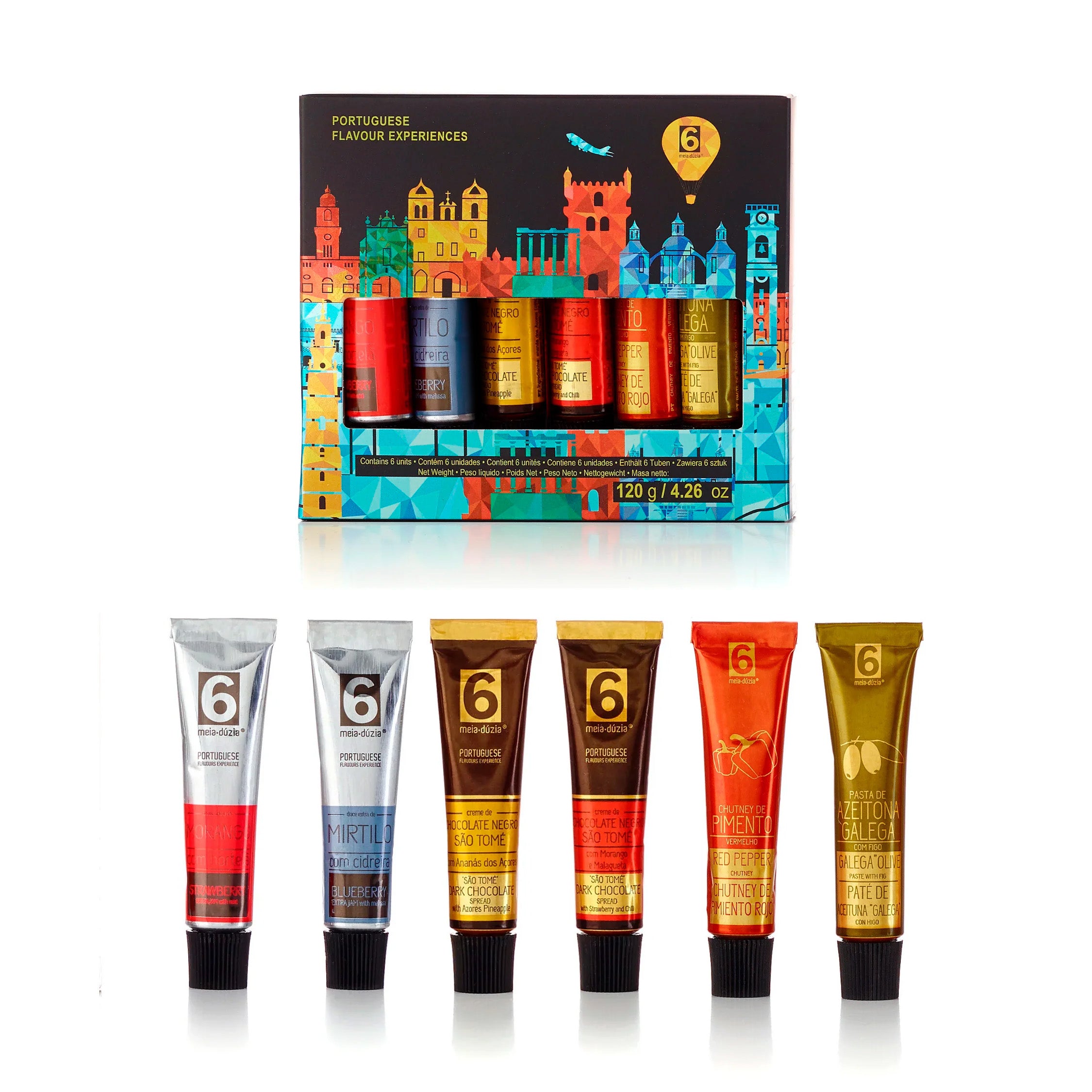 Travel Kit – 6 Flavors – The Best Gift from Portugal | meia.dúzia®