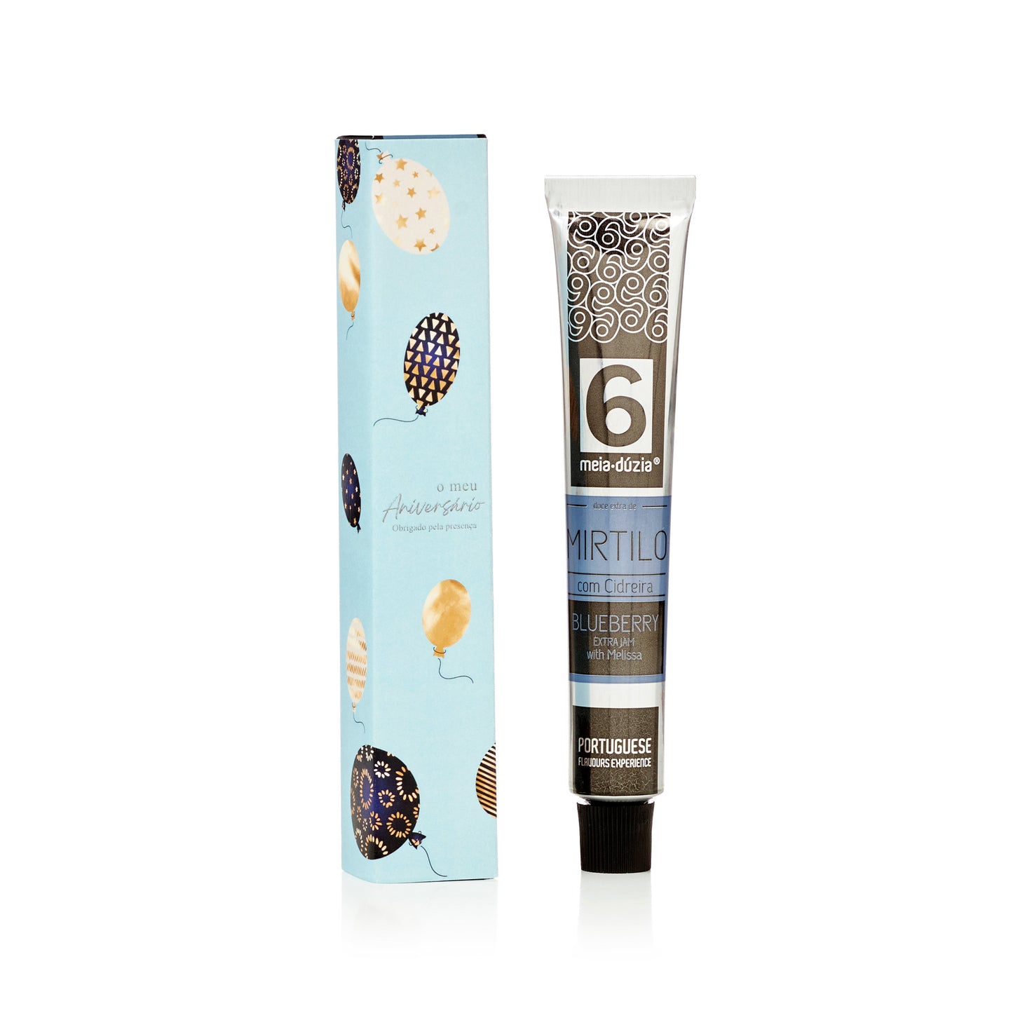 Lembrança para Convidados de Aniversário | Personalizável. Sabores de Portugal numa lembrança para convidados de aniversário gourmet que todos amam receber. meia.dúzia® Sabores de Portugal, prendas gourmet
