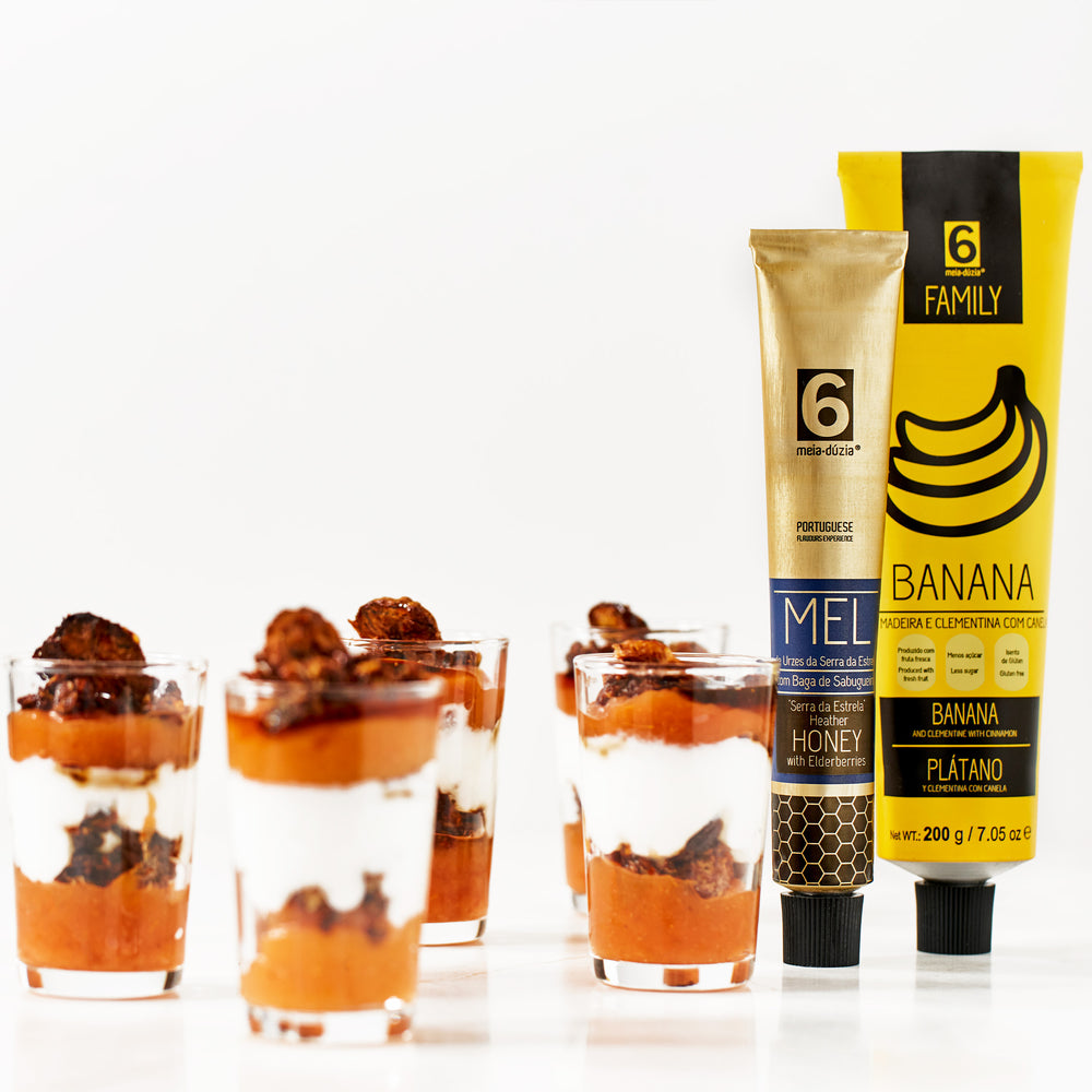 
                  
                    Banana from “Madeira” and Clementine Extra Jam with Cinnamon 
                  
                