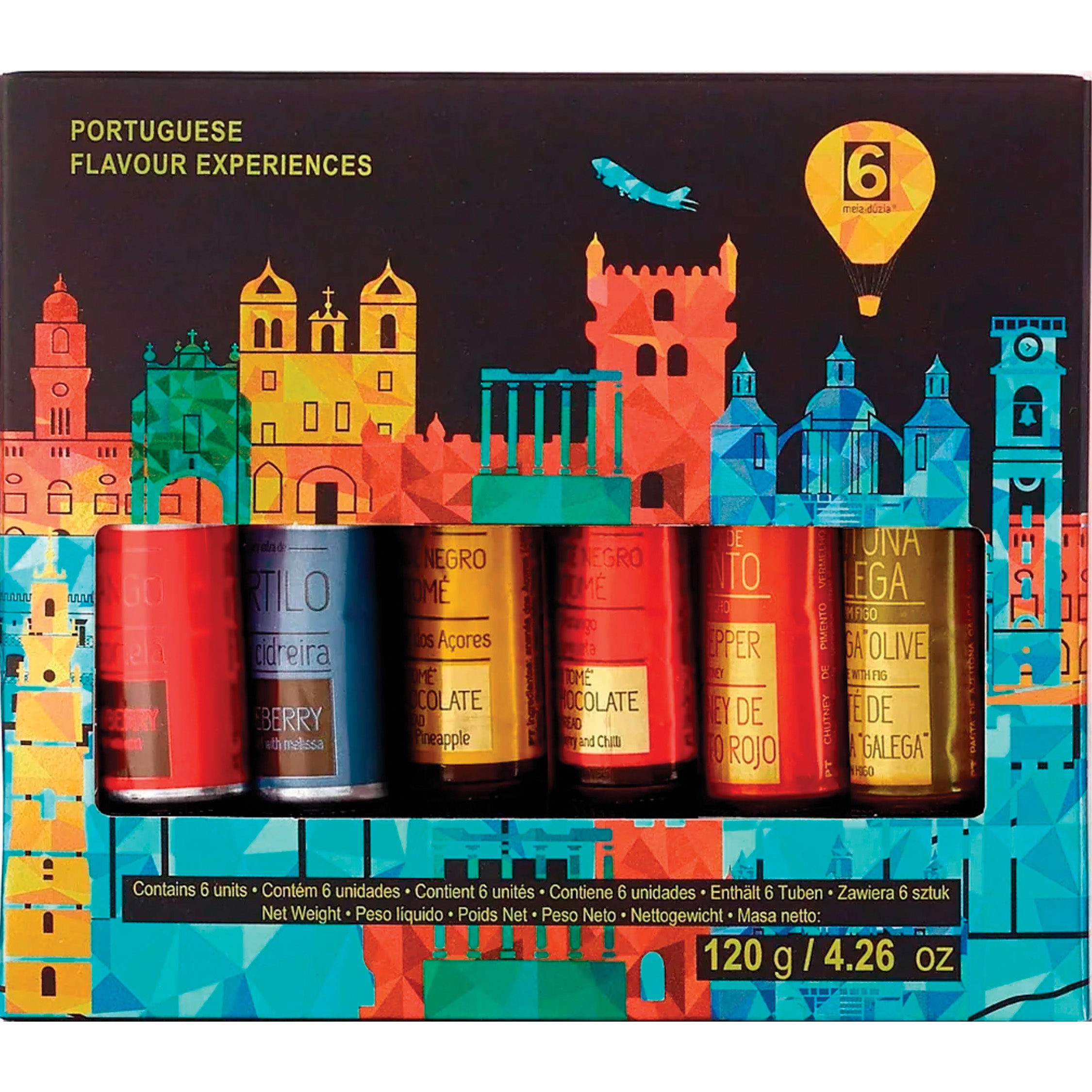 Travel Kit 6 Flavors - Portuguese Monuments - Gift from Portugal