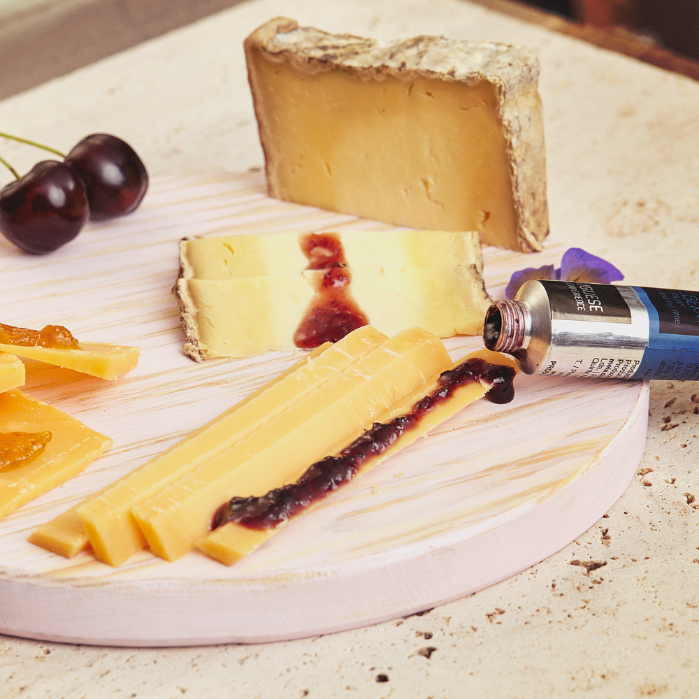 
                  
                    Blueberry Extra Jam with Vanilla and Liqueur Wine 
                  
                