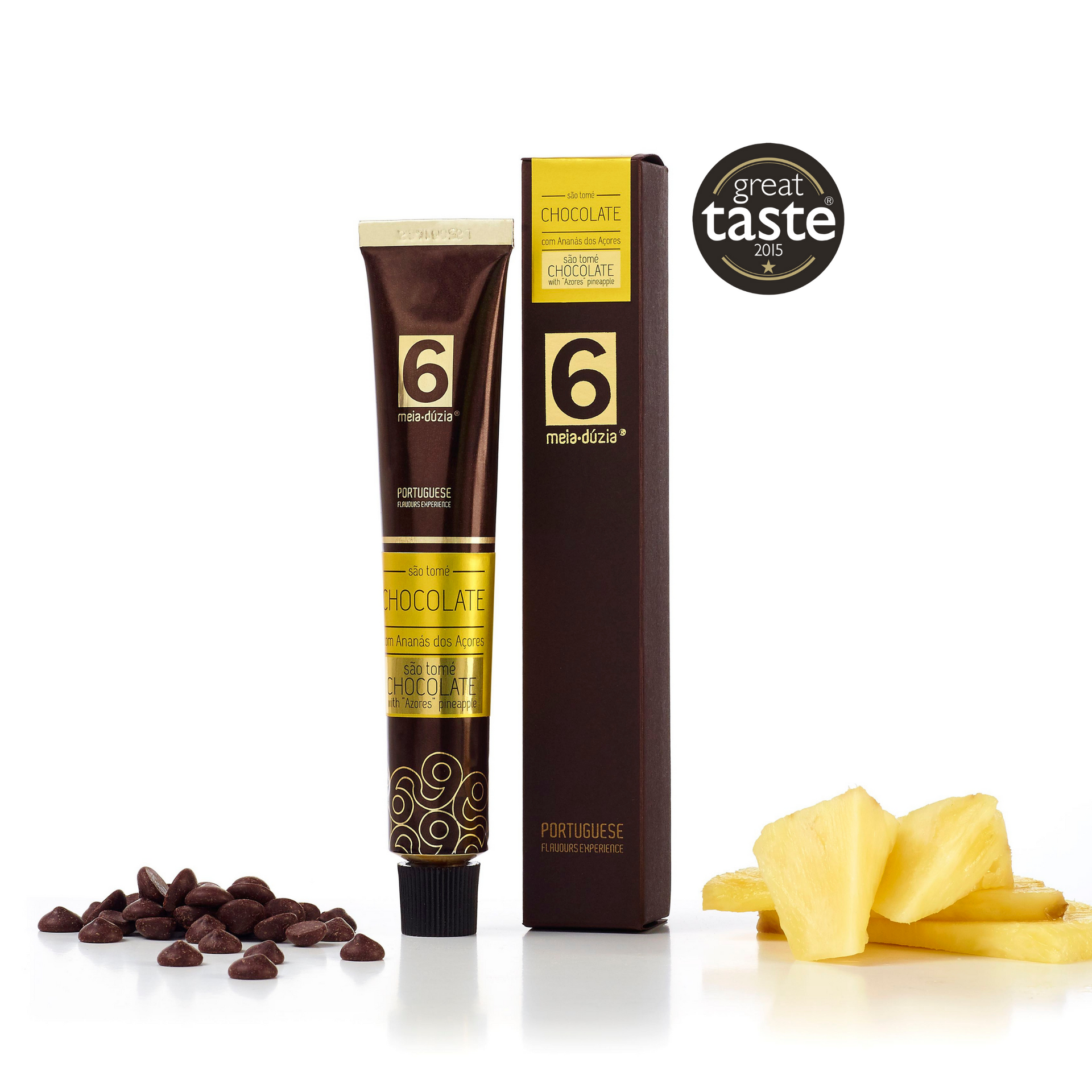 São Tomé Dark Chocolate Spread with Azores Pineapple | meia.dúzia®