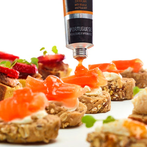 
                  
                    Persimmon and Orange Extra Jam with Walnuts and Muscatel
                  
                